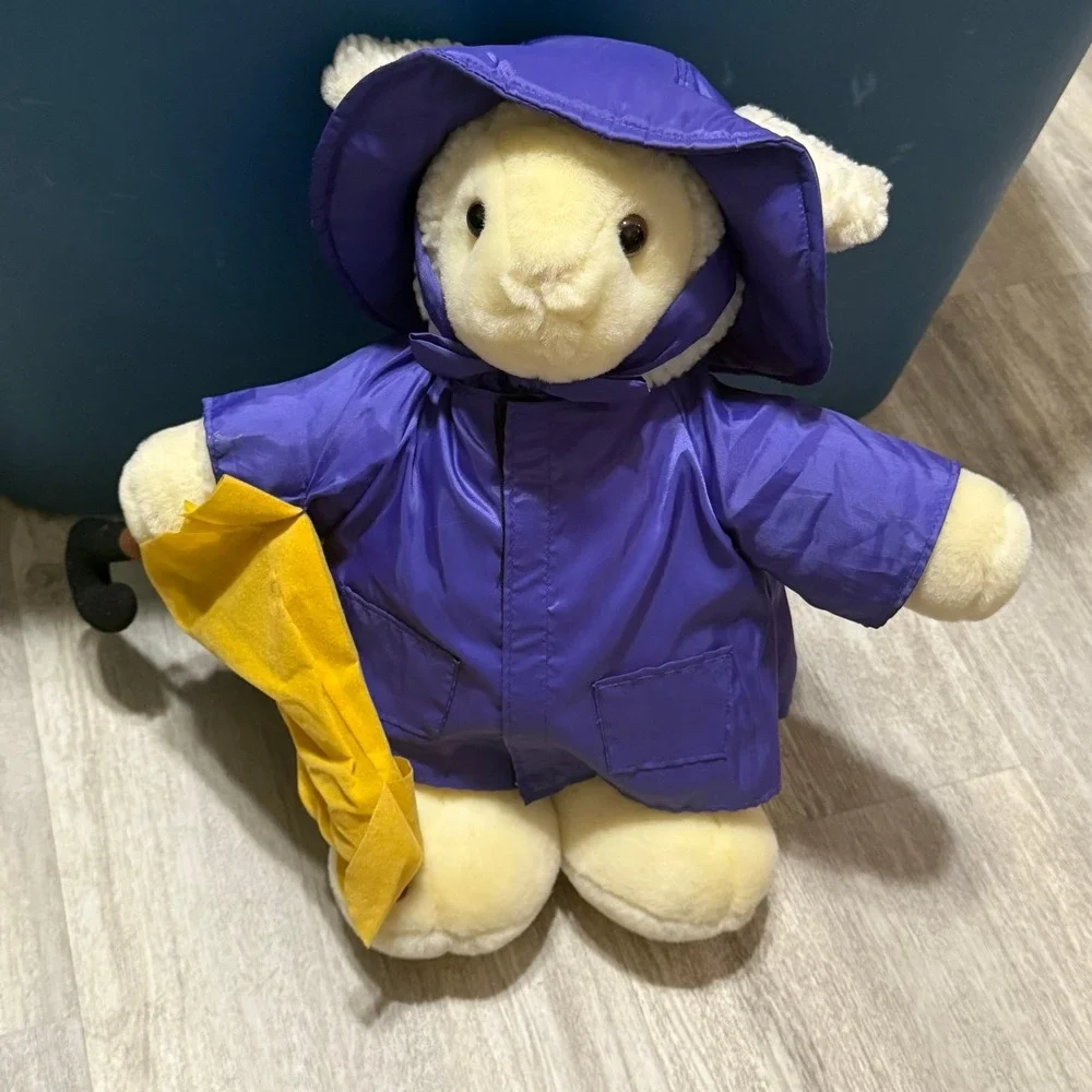 People Pals 13 inch‎ plush rain coat umbrella